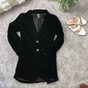 NWOT J Jill velvet blazer size s